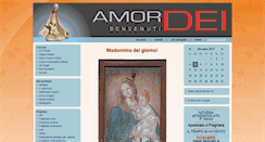 Desktop Screenshot of amordei.it
