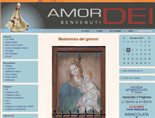 Tablet Screenshot of amordei.it
